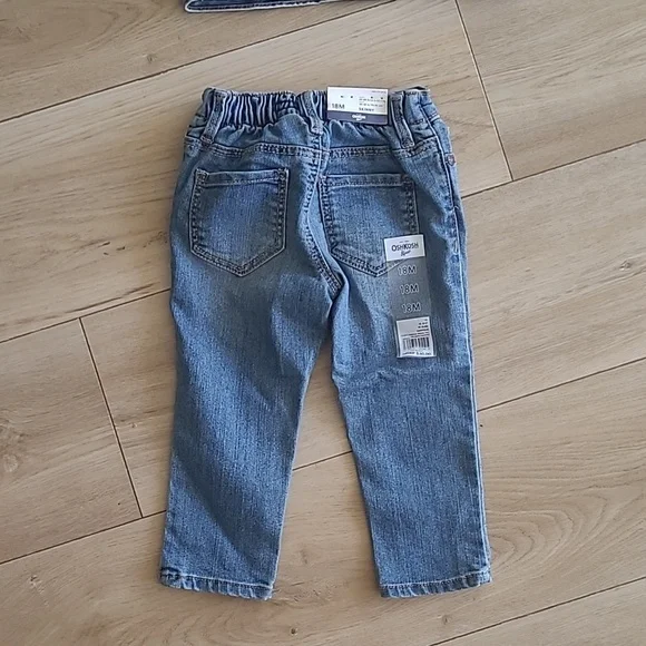 OshKosh Bgodh Denim Jacket and Jeans  for Kids Lot Of Two Size 2t, 18 M - Picture 7 of 9